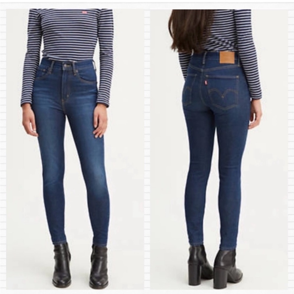 Levi’s mile high skinny jeans